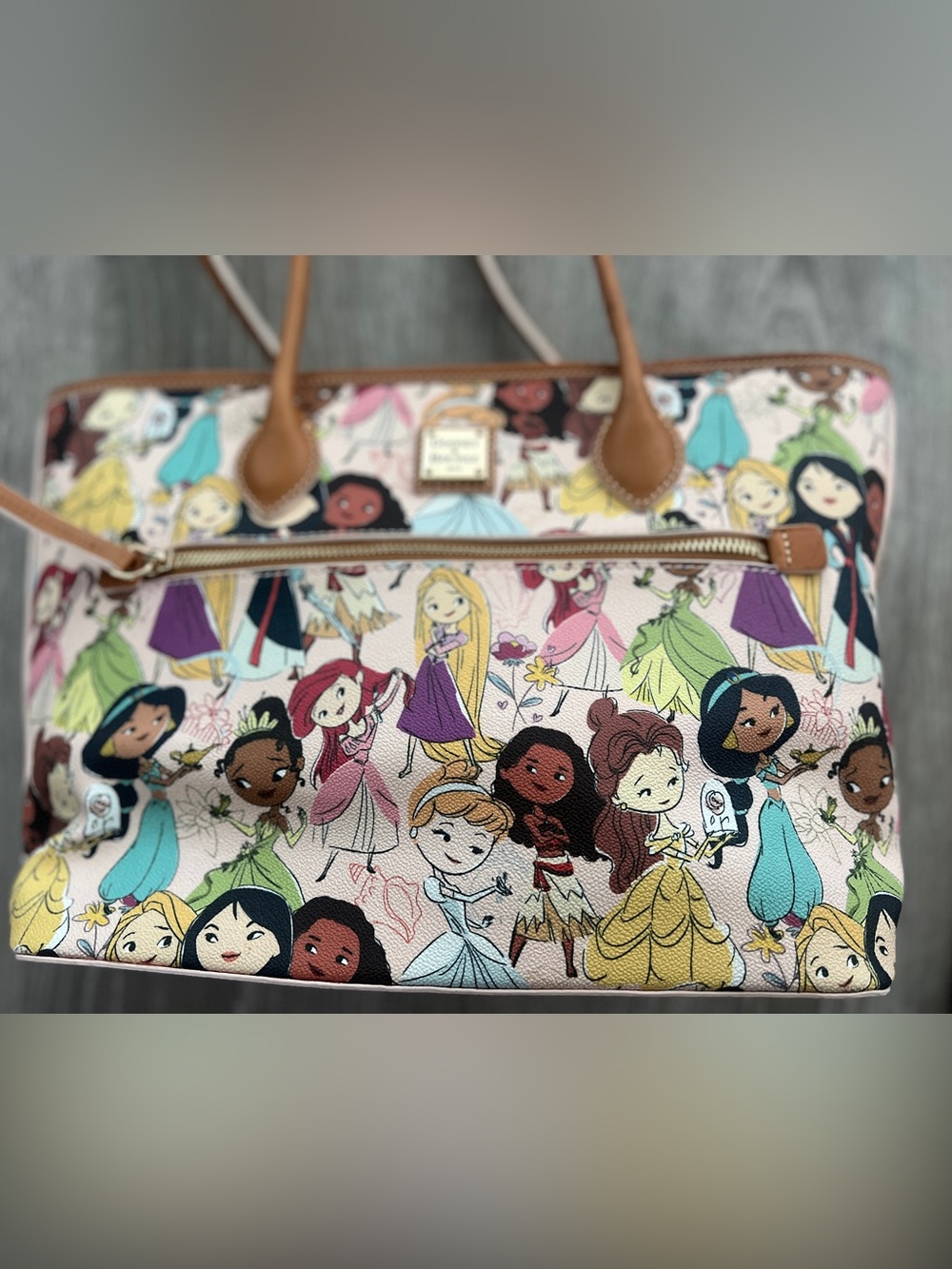 Disney Dooney & Bourke 2022 Multi Princess Tote